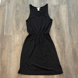 H&M black basics sleeveless dress